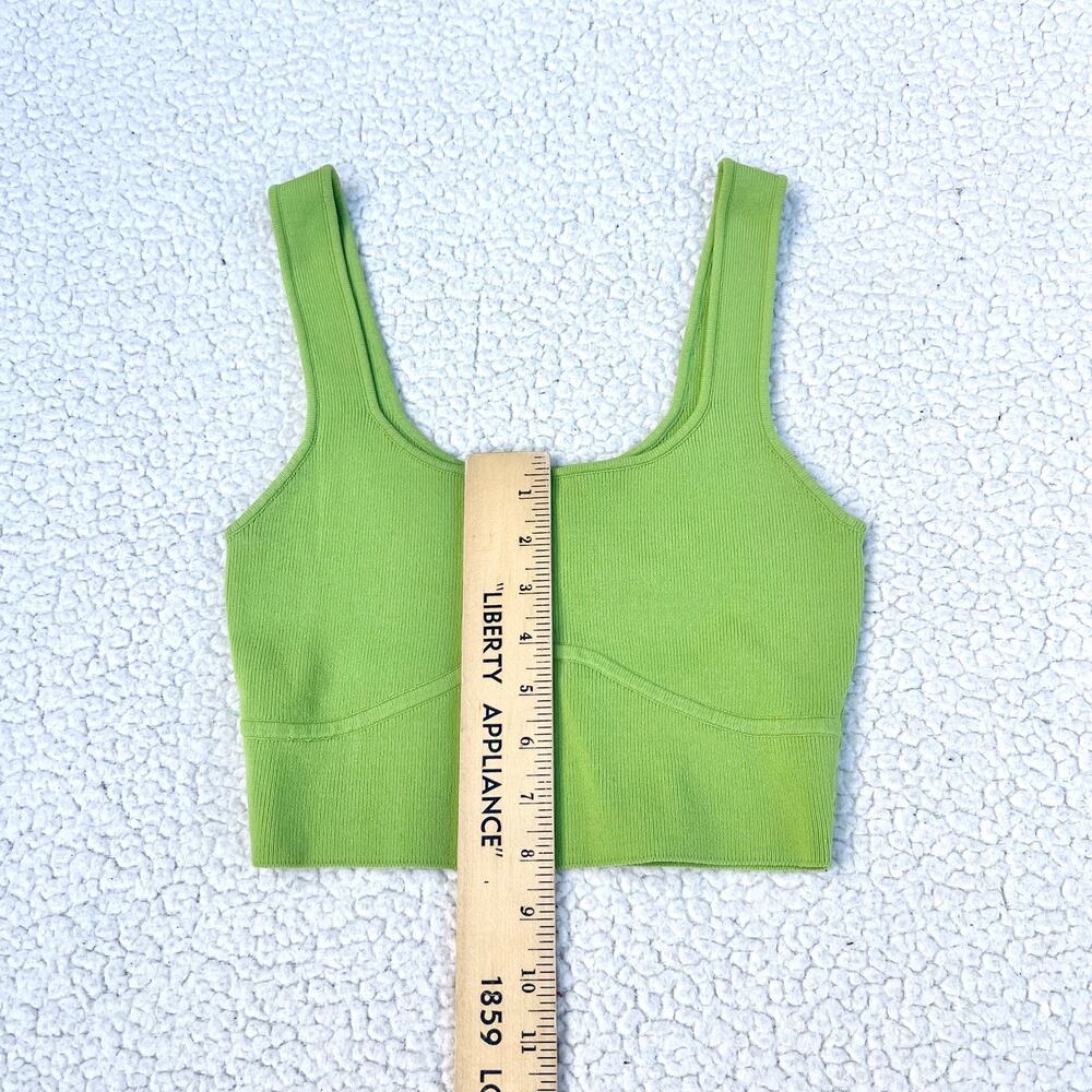 Glassons Green Ribbed Tank Top - Picture 4 of 4